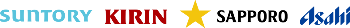 SUNTORY SAPPORO KIRIN Asahi