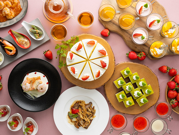 いちごフェア満腹ランチオーダーバイキング