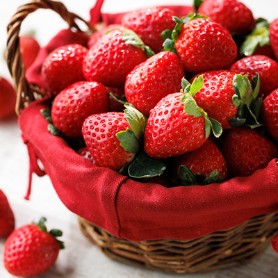 フレッシュいちごが食べ放題