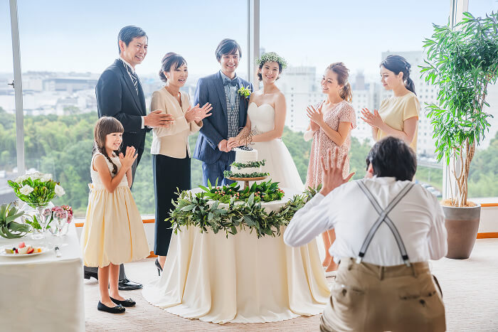 スカイバンケットの大きな窓