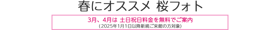 春にオススメ 桜フォト