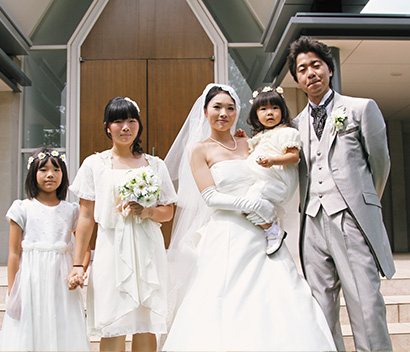 2014年9月挙式 和貝康太・莉枝子ご夫婦