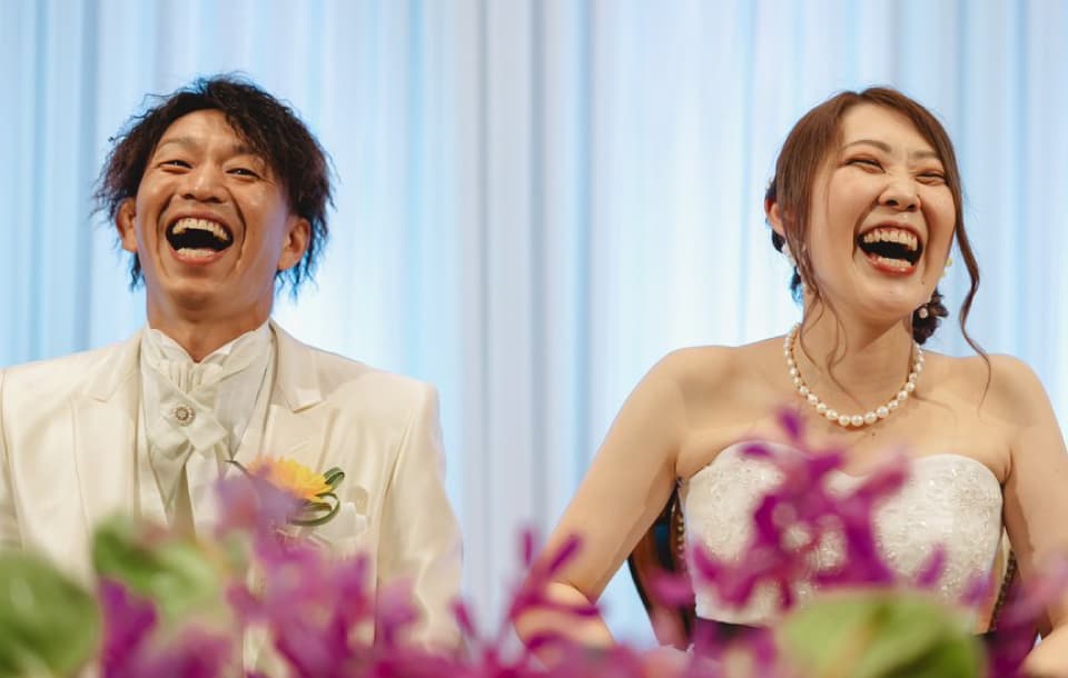 笑顔のおふたり